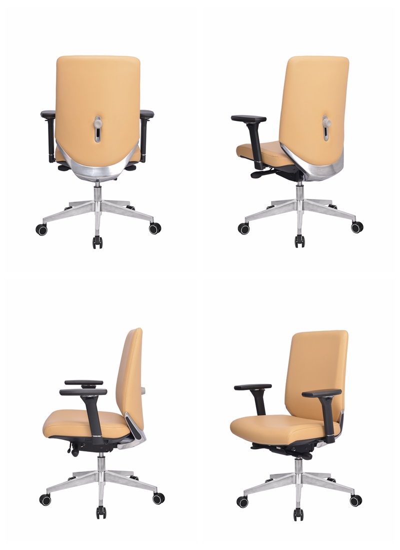 Leather ergonomic chair